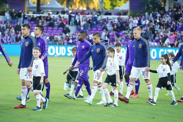 Orlando City Şubat 2020 Tarihinde Exploria Stadyumu Nda Real Salt — Stok fotoğraf