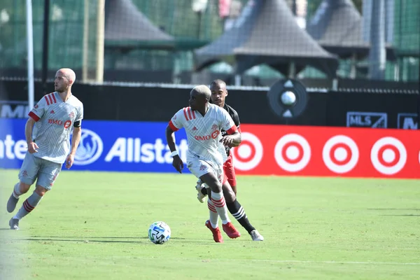 Toronto FC, 13 Temmuz 2020 tarihinde Orlando Florida 'da düzenlenen ESPN Wild World of Sports' ta düzenlenen MLS Back Tournament sırasında D.C. United ile karşı karşıya geldi.