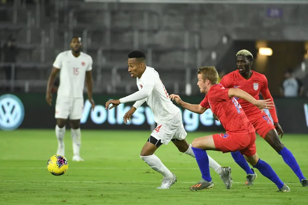 Amerikan Futbol Takımı 15 Kasım 2019 Cuma günü Orlando Florida 'daki Exploria Stadyumu' nda oynanan Concacaf Uluslar Ligi karşılaşmasında Kanada 'ya ev sahipliği yapmaktadır.