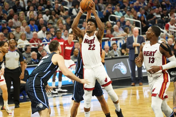 Basketball Game Nba Season Orlando Magic Miami Heat Gennaio 2020 — Foto Stock