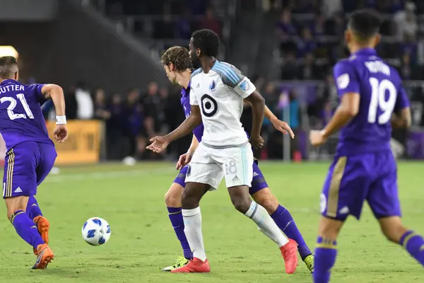 Orlando City Värd Minnesota United Orlando City Stadium Orlando Florida — Stockfoto