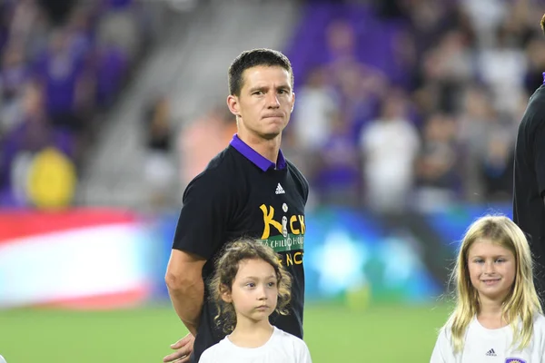 Orlando City Hospeda Houston Dynamo Exploria Stadium Orlando Florida Setembro — Fotografia de Stock