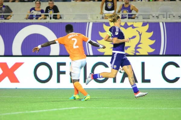 Orlando City Ospita Houston Dynamo Luglio 2016 Camping World Stadium — Foto Stock