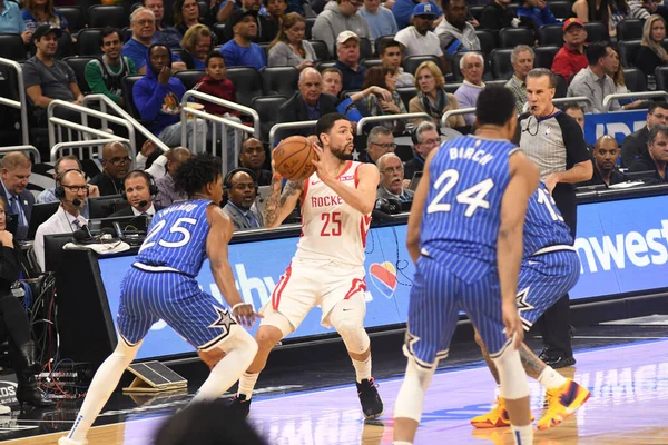 Orlando Magic Organiseert Houston Rockets Amway Arena Zondag Januari 2019 — Stockfoto