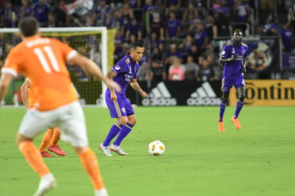 Orlando City Hospeda Houston Dynamo Exploria Stadium Orlando Florida Setembro — Fotografia de Stock