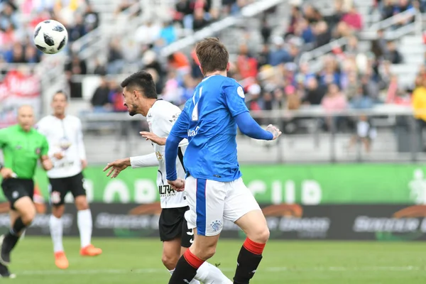 Rangers Corinthians Florida Cup Spectrum Stadium January 2018 Orlando Φλόριντα — Φωτογραφία Αρχείου