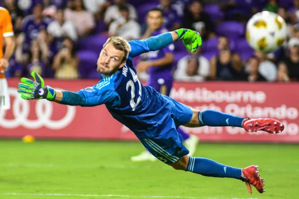 Orlando City Host Houston Dynamo Exploria Stadium Orlando Florida September — Stock Photo, Image