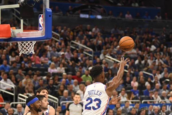 Orlando Magic Host Philadelphia 76Ers Amway Arena Orlando Florida Maandag — Stockfoto