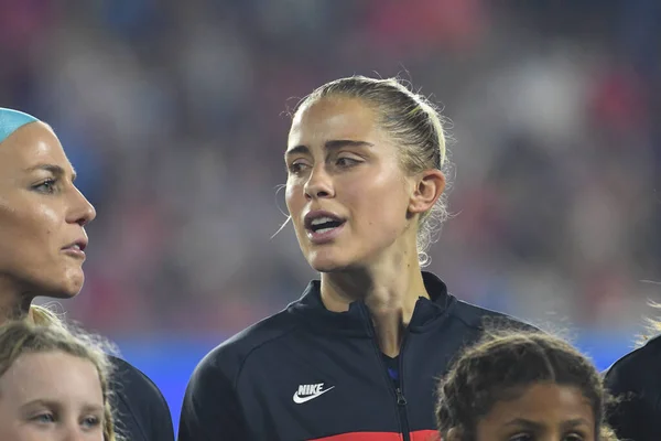 Eua Inglaterra Jogo Durante Copa Shebelieves 2020 Estádio Exploria Orlando — Fotografia de Stock