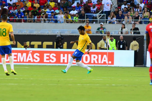 Бразилія Зустрічає Гаїті Під Час Copa America Centenario Орландо Флориді — стокове фото