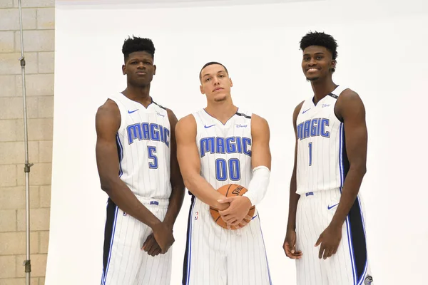 Orlando Magic Ospite Media Day Presso Amway Center Orlando Florida — Foto Stock