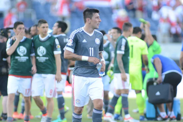 Costa Rica Affronte Paraguay Lors Centenario Copa America Camping World — Photo