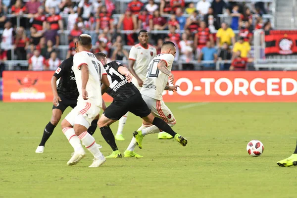 Flamengo Eintracht Frankfurt Στο Orlando City Stadium Σάββατο Ιανουαρίου 2019 — Φωτογραφία Αρχείου