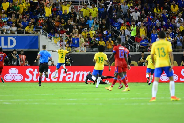 Brezilya, 8 Haziran 2016 tarihinde Orlando Florida 'daki Copa America Centenario' da Haiti ile karşılaştı..