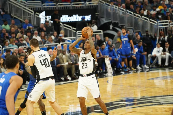 Orlando Magic Gastheer Van Clippers Het Amway Center Orlando Florida — Stockfoto