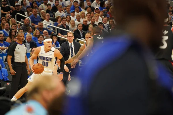 올랜도 Nba 플레이오프 라운드 1에서 토론토 랩터스 올랜도 플로리다 암웨이 — 스톡 사진