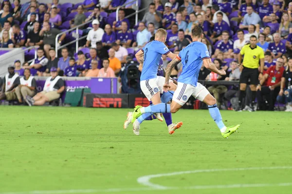 Orlando City Ospita Nyc Allo Stadio Exploria Orlando Florida Luglio — Foto Stock