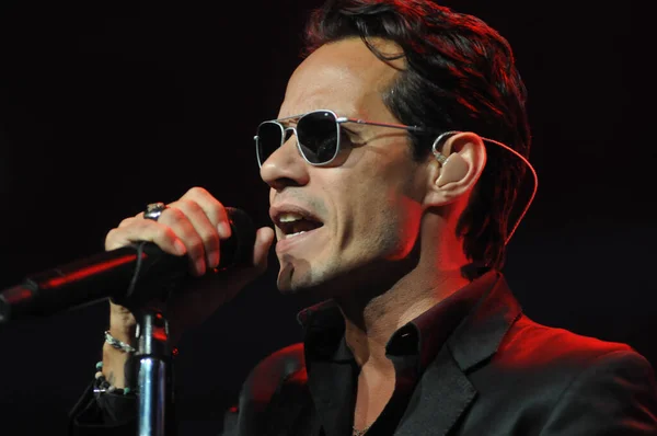 2014 Latin Singer Marc Anthony Performs Amway Center Orlando Florida — 스톡 사진