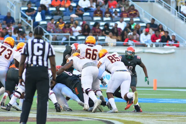 Florida Rattlers Enfrentan Bethune Cookman Wildcats Durante Los Clásicos Florida —  Fotos de Stock