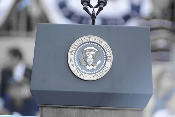 Barack Obama Elnök Beszédet Mond Osceola Heritage Park Stadion Kampánygyűlésén — Stock Fotó