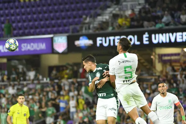 Florida Cup 2020 Palmeiras Partido Atlético Nacional Exploria Stadium Orlando —  Fotos de Stock