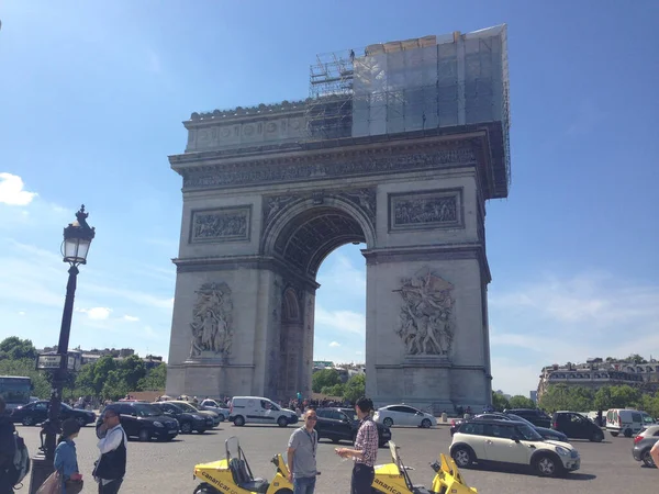 Прекрасне Місто Парижу Травня 2014 Року — стокове фото