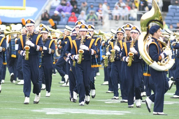 Notre Dame Twarz Lsu Podczas Citrus Bowl Camping World Stadium — Zdjęcie stockowe