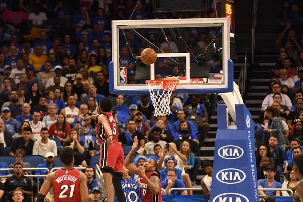 Orlando Magic Hostí Miami Heat Amway Center Orlandu Floridě Října — Stock fotografie