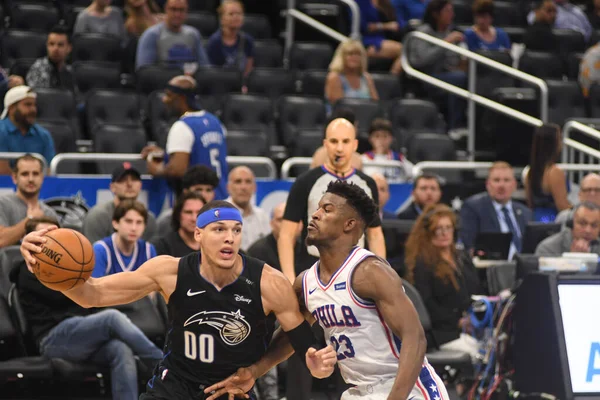 Orlando Magic Hostí Philadelphia 76Ers Amway Aréně Orlandu Floridě Pondělí — Stock fotografie