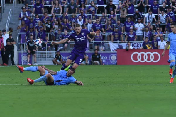 Orlando City Host New York City Orlando City Stadium Orlando — Fotografia de Stock