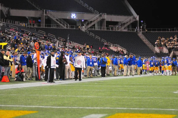 Georgia State Čelí San Jose State Během Cure Bowl Stadionu — Stock fotografie