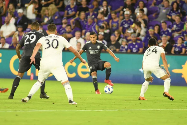 Orlando City 21 Nisan 2018 'de Orlando Florida' daki Exploria Stadyumu 'nda San Jose depremlerine ev sahipliği yaptı..  