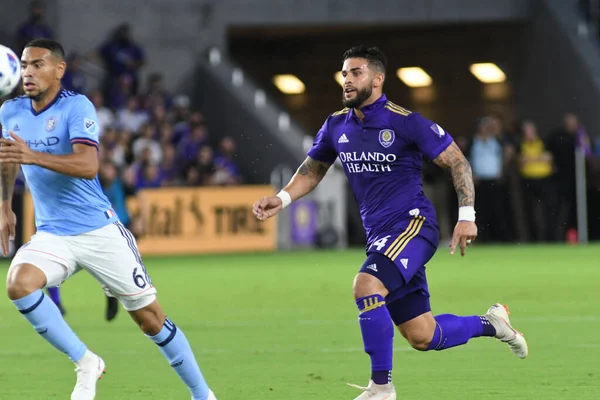 Orlando City 26 Temmuz 2018 'de Florida Exploria Stadyumu' nda NYC FC 'ye ev sahipliği yaptı. Fotoğraf: Marty Jean-Louis