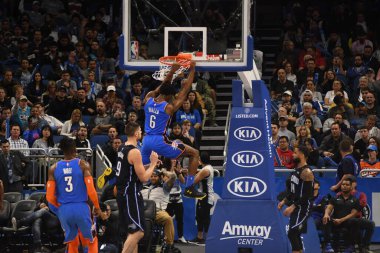 Orlando Magic 29 Ocak 2019 'da Orlando Florida' daki Amway Center 'da OklahomaCity Thunder' a ev sahipliği yaptı.