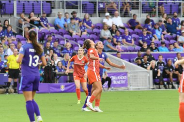 Orlando Pride 28 Haziran 2018 tarihinde Orlando City Stadyumu 'nda Houston Dash' e ev sahipliği yaptı. Fotoğraf: Marty Jean-Louis
