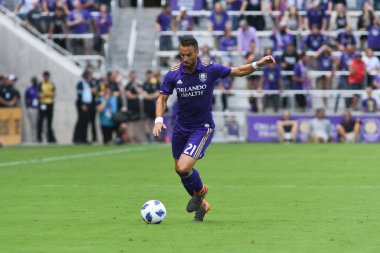 Orlando City 8 Nisan 2018 'de Orlando Florida' daki Exploria Stadyumu 'nda Portland Timbers' a ev sahipliği yaptı..