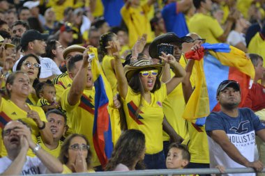 ABD Kolombiya 'ya karşı Raymond James Stadyumu' nda 11 Ekim 2018 'de.  