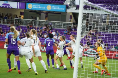 Foto Prides, 11 Mayıs 2019 Cumartesi günü Orlando City Stadyumu 'nda Portland Thorns FC' ye ev sahipliği yapıyor..