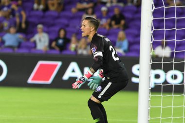 Orlando Pride, 23 Mayıs 2018 'de Orlando Florida' daki Exploria Stadyumu 'nda Kuzey Carolina Cesareti' ne ev sahipliği yapmaktadır..  
