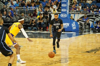 Orlando Magic 11 Aralık 2019 Çarşamba günü Orlando Forida 'daki Amway Center' da Los Angeles Lakers 'a ev sahipliği yaptı..  