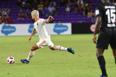 Flamengo Eintracht Frankfurt 'a karşı 12 Ocak 2019 Cumartesi günü Orlando City Stadyumu' nda.  