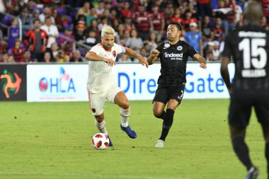 Flamengo Eintracht Frankfurt 'a karşı 12 Ocak 2019 Cumartesi günü Orlando City Stadyumu' nda.  