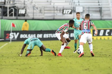 Fluminense, Florida Kupası 'nda 15 Ocak 2018' de Orlando Florida 'da oynanan Spektrum Stadyumu' nda Barcelona SC 'ye karşı..