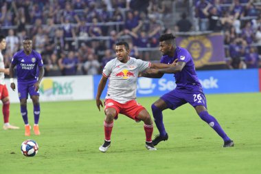 Orlando City 21 Temmuz 2019 tarihinde Florida, Orlando 'da Exploria Stadyumu' nda New York Red Bulls 'a ev sahipliği yaptı..