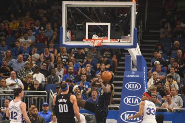 Orlando Magic, Philadelphia 76ers 'ı 25 Mart 2019' da Orlando Florida 'daki Amway Arena' da ağırlıyor.. 