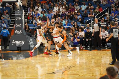 Orlando Magic, Atlanta Hawks 'ı 8 Şubat 2020' de Orlando Florida 'daki Amway Center' da ağırlıyor. 