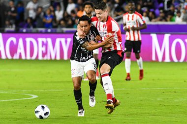 Korintliler, 10 Ocak 2018 'de Orlando City Stadyumu' nda düzenlenen Florida Kupası 'nda PSV Eindhoven' a karşı..  