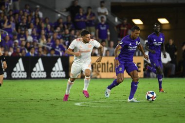 Orlando City, 23 Ağustos 2019 Cuma günü Florida, Orlando 'daki Exploria Stadyumu' nda Atlanta United 'a ev sahipliği yaptı.