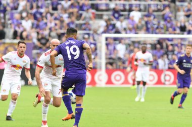 Orlando City, 31 Mart 2018 'de Orlando Florida' daki Exploria Stadyumu 'nda New York Red Bulls' a ev sahipliği yaptı.. 