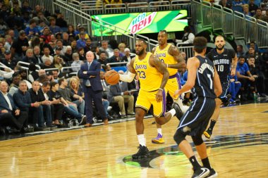Orlando Magic 11 Aralık 2019 Çarşamba günü Orlando Forida 'daki Amway Center' da Los Angeles Lakers 'a ev sahipliği yaptı..  